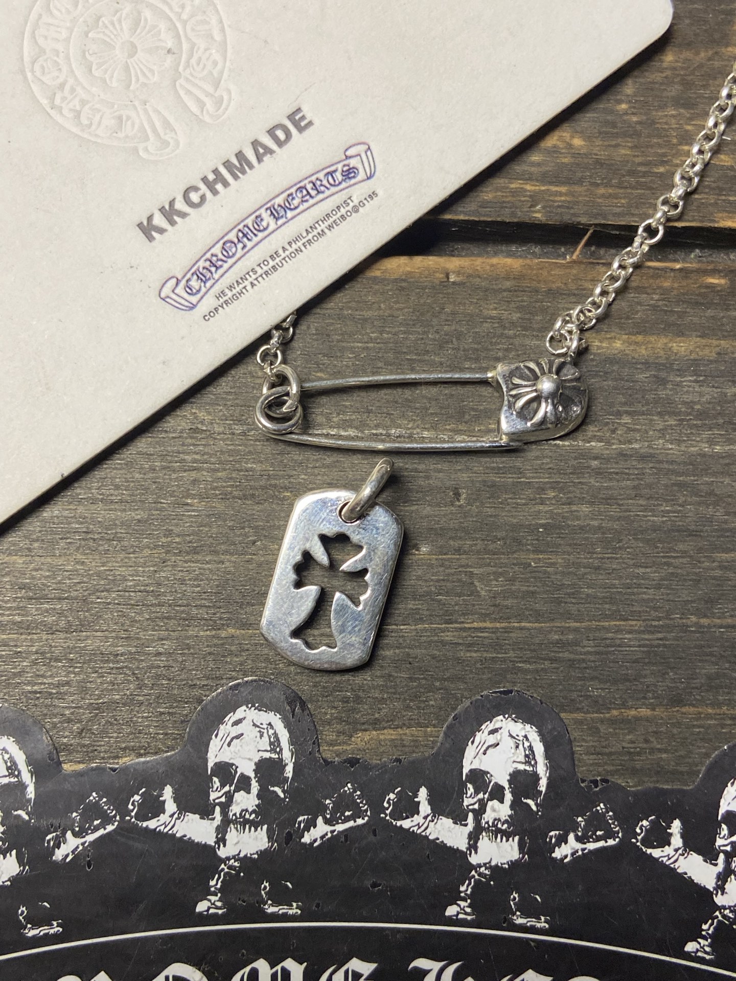 Customer order 🔝 Hollowed-out diamond-encrusted mini military tag