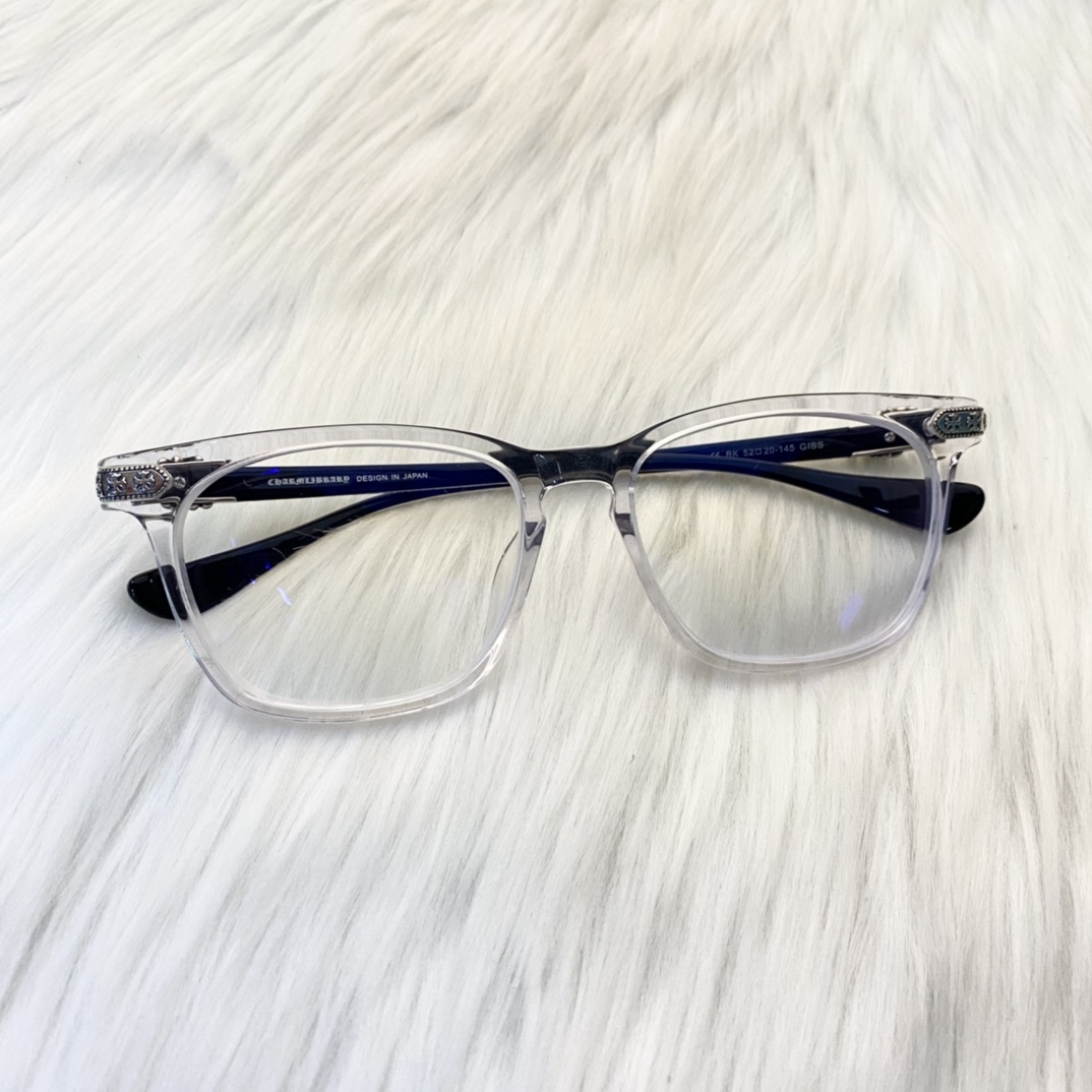 Chrome Hearts Clear GlassesBased on budget, Shanghai Mingyue LensesZeiss lenses are also available.
