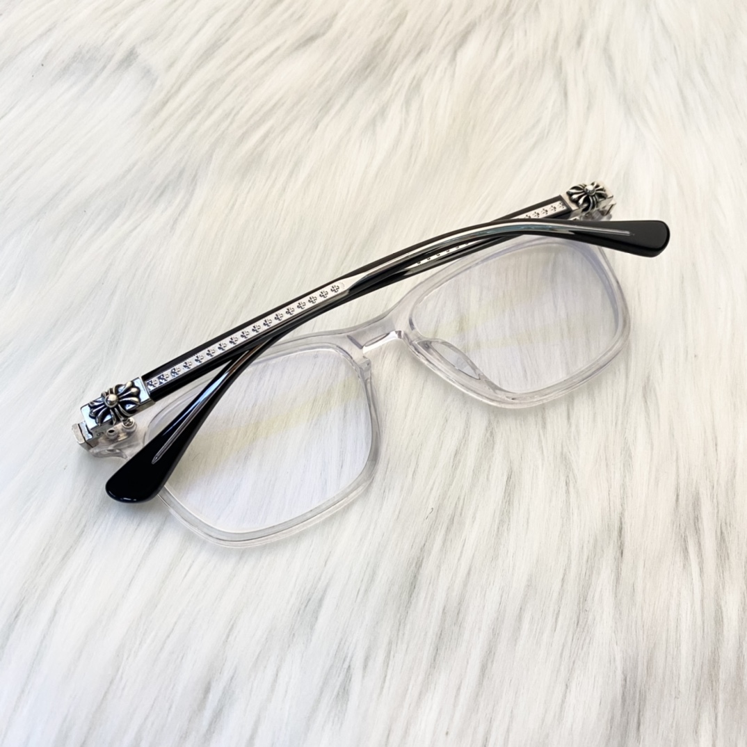 Chrome Hearts Clear GlassesBased on budget, Shanghai Mingyue LensesZeiss lenses are also available.
