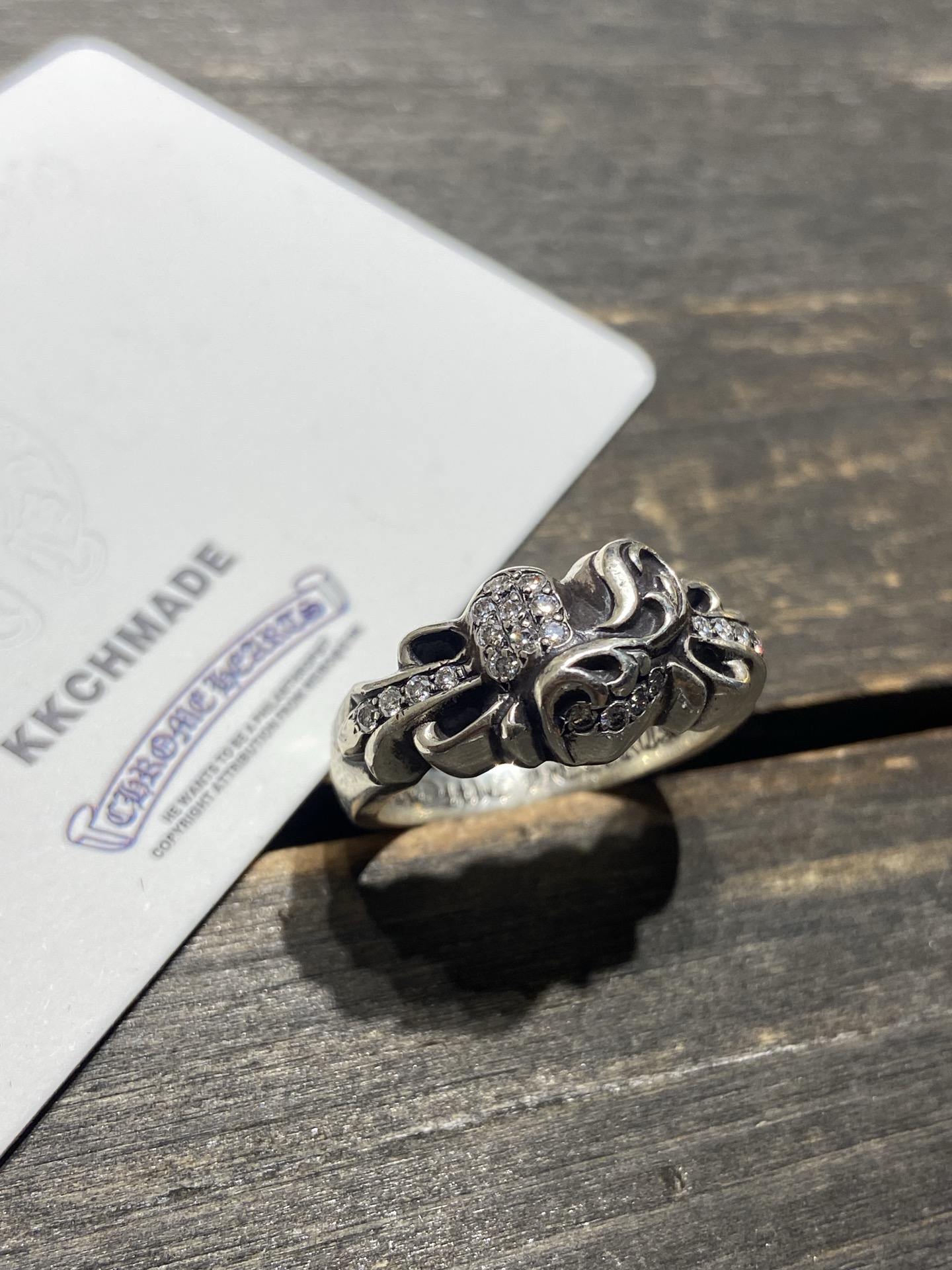 Customer order 🔝Vvs full diamond heart angel ring