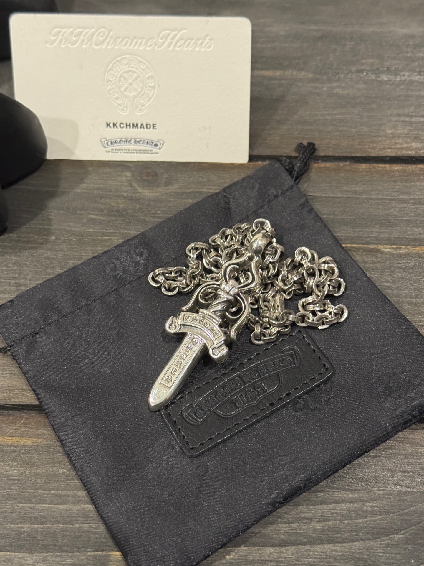 Customer order: Heavy-duty sword + PP letter chain