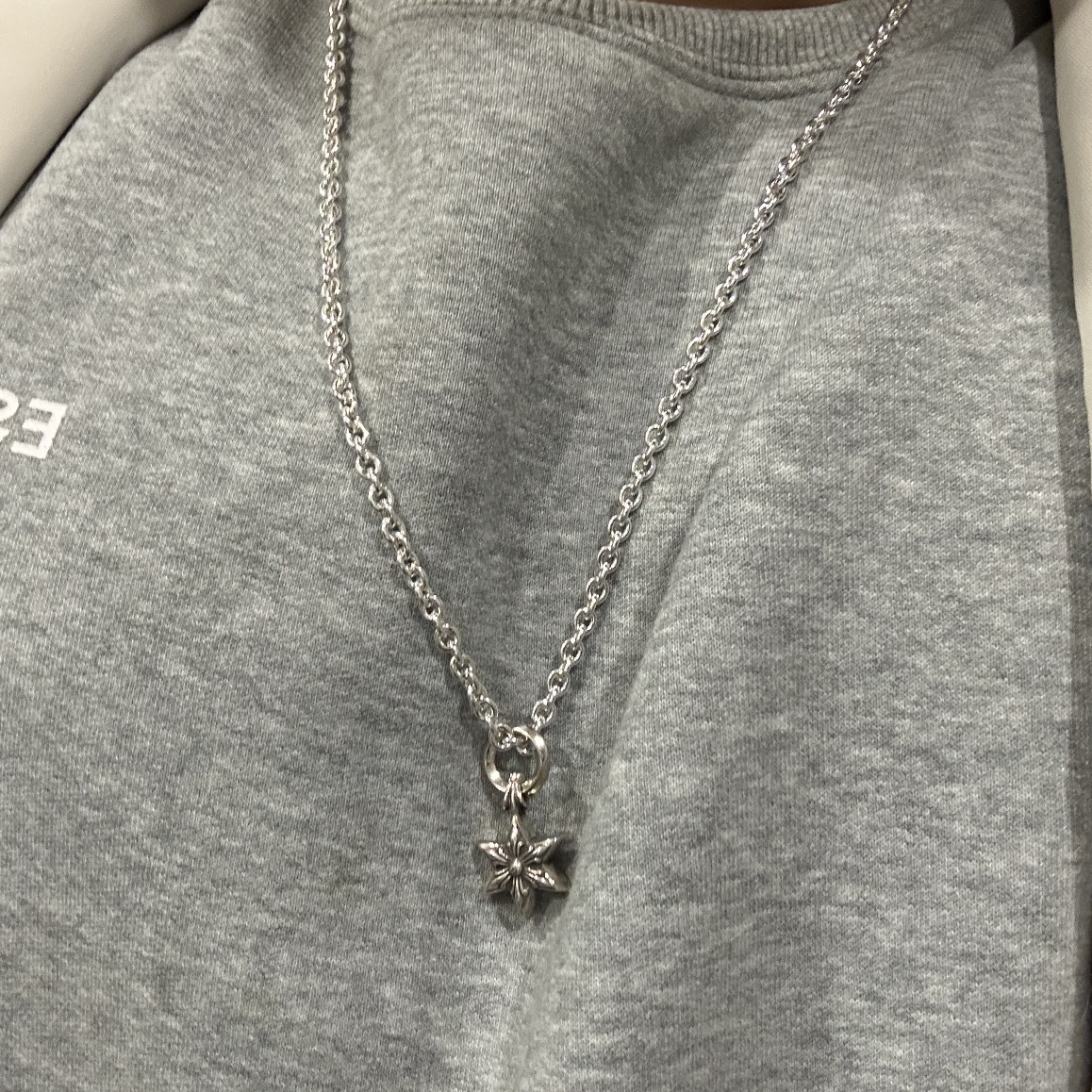 Customer order: Six-pointed star pendant + lobster chain