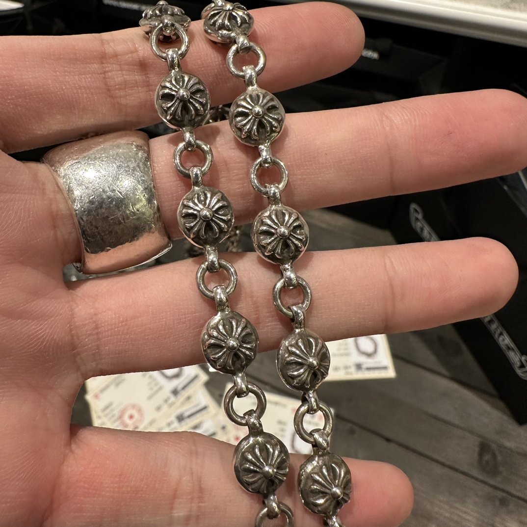 Customer Order, Actual Shipment Photos26 Balls Cross-Pattern Chain for Pants and Bags