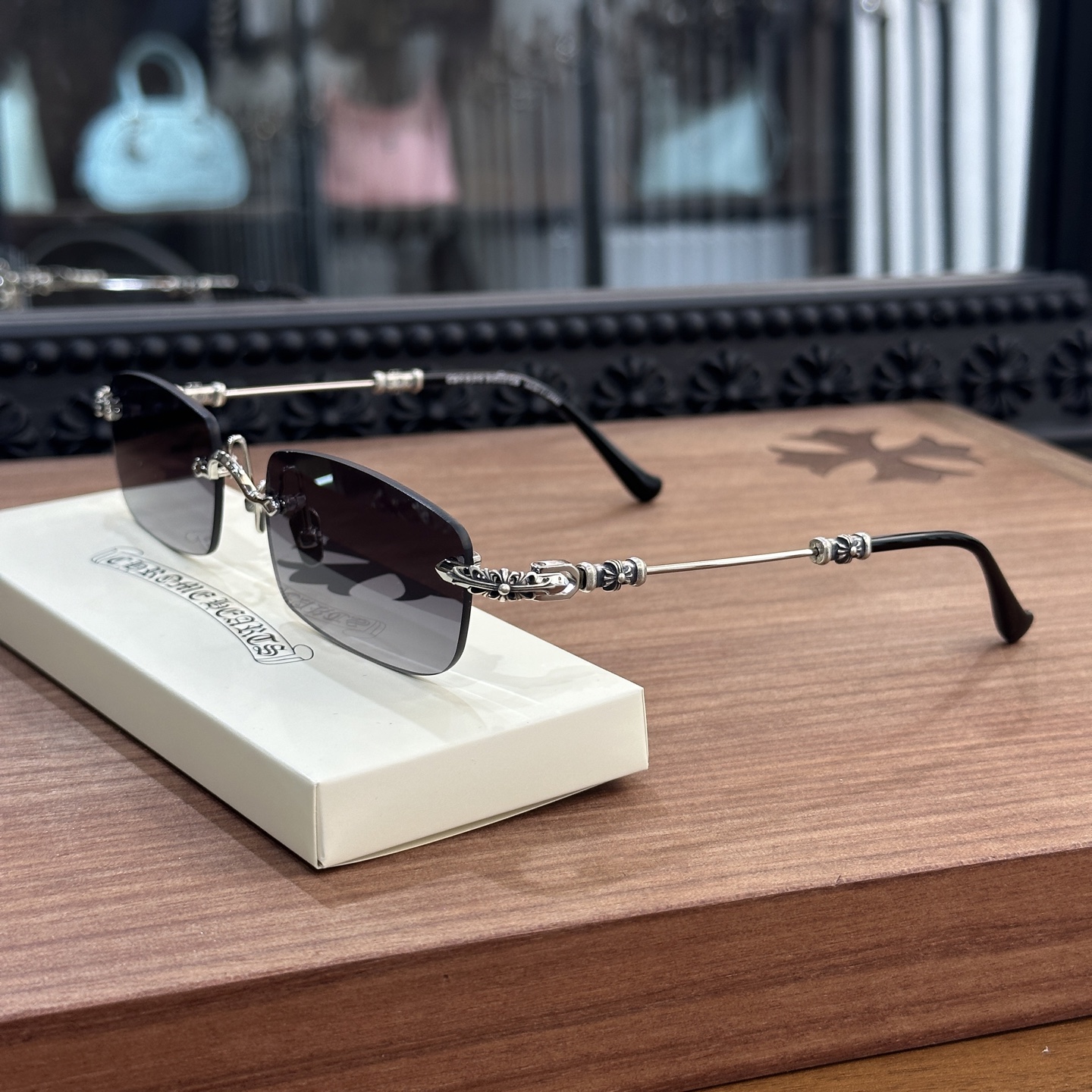 CH Sunglasses Model: Pills III Color: Black/Silver Size: 55-20-144