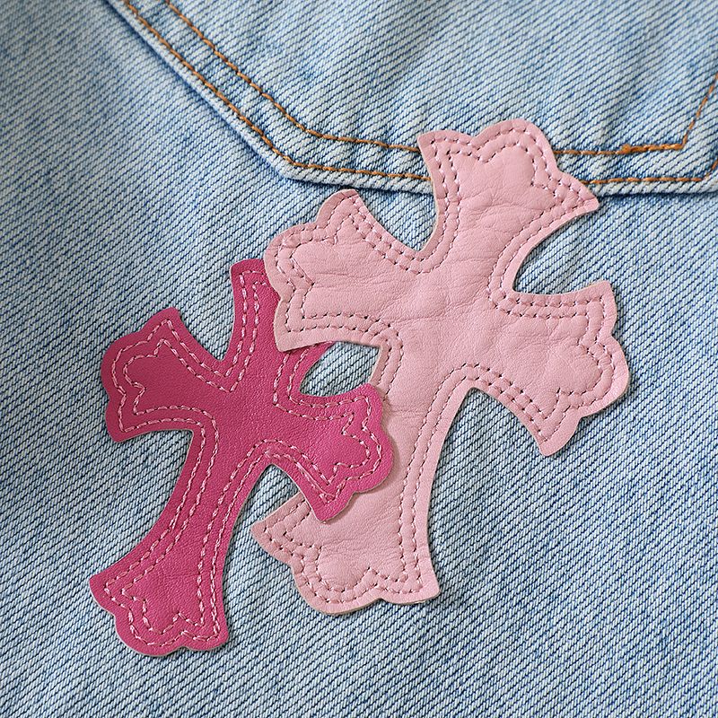 CH Chrome Hearts Jeans7x7 denim blue jeans, Levies 501 sole, genuine lambskin cross, custom-made full set of electroplated genuine silver hardware (not imitation silver!)