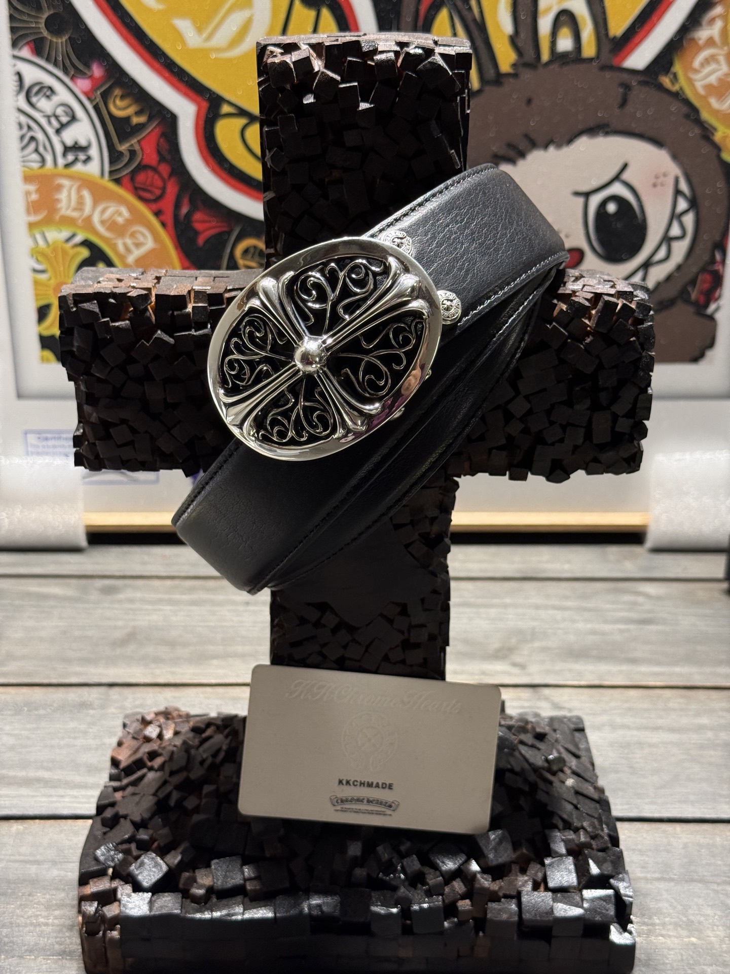 Custom-ordered 🔝vine cross leather beltOriginal South American cowhide leather, heavy-duty 925 sterling silver hardware, top-notch detailing, unparalleled quality!