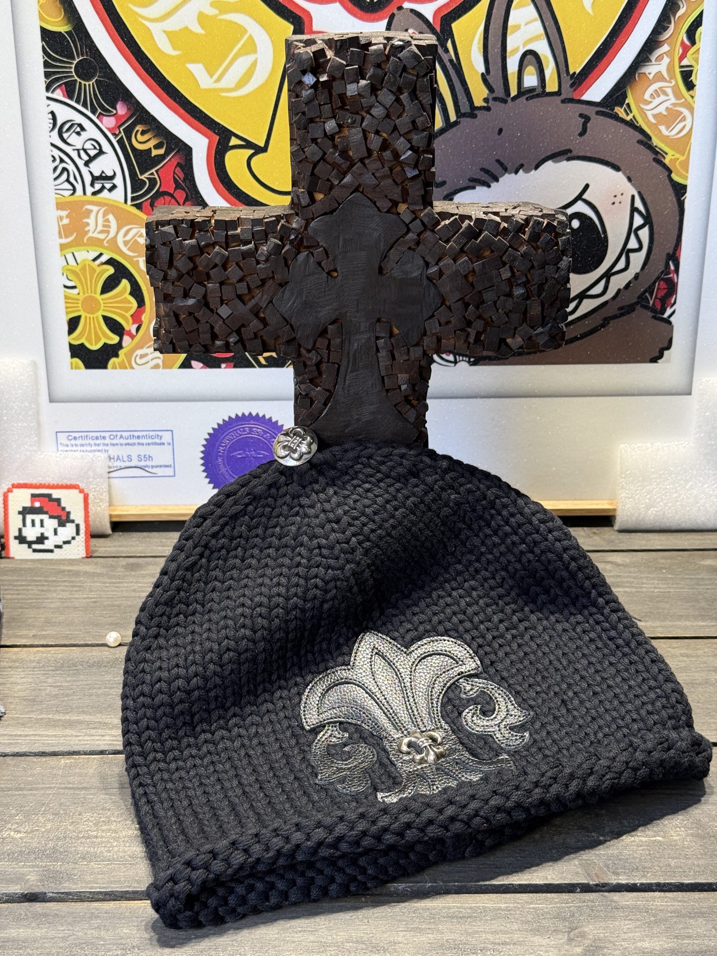 Customer order 🔝 Sterling silver scout flower beanie with sterling silver buckle and premium car emblem