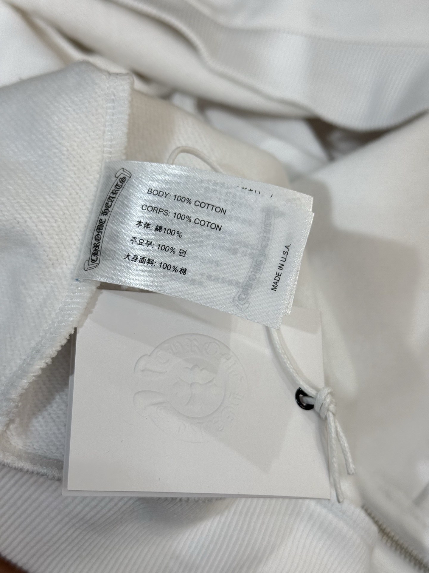 Chrome Hearts Blue Zip-Up Hoodie with Sanskrit LogoSize: S-XL