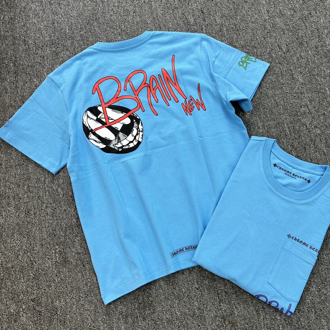 Chrome Hearts MattyBoy Limited Edition Short-Sleeve T-ShirtMade with custom-woven and dyed 240g fabric, relatively thick and consistent with the original material, unlike the thinner versions on the market. Details can be compared directly.Bulk s