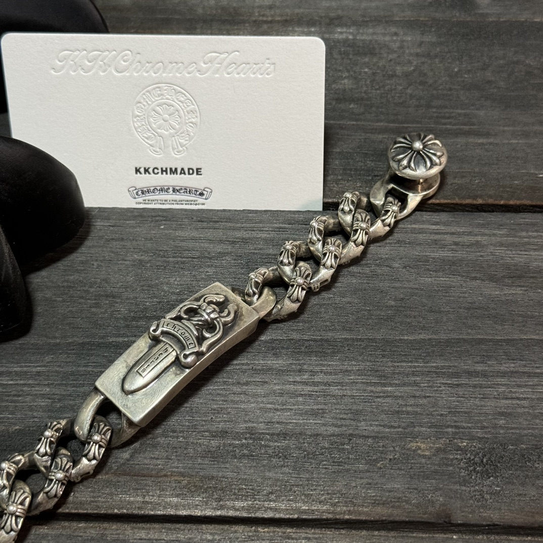 Customer order: Full-flower sword and lobster clasp large bracelet