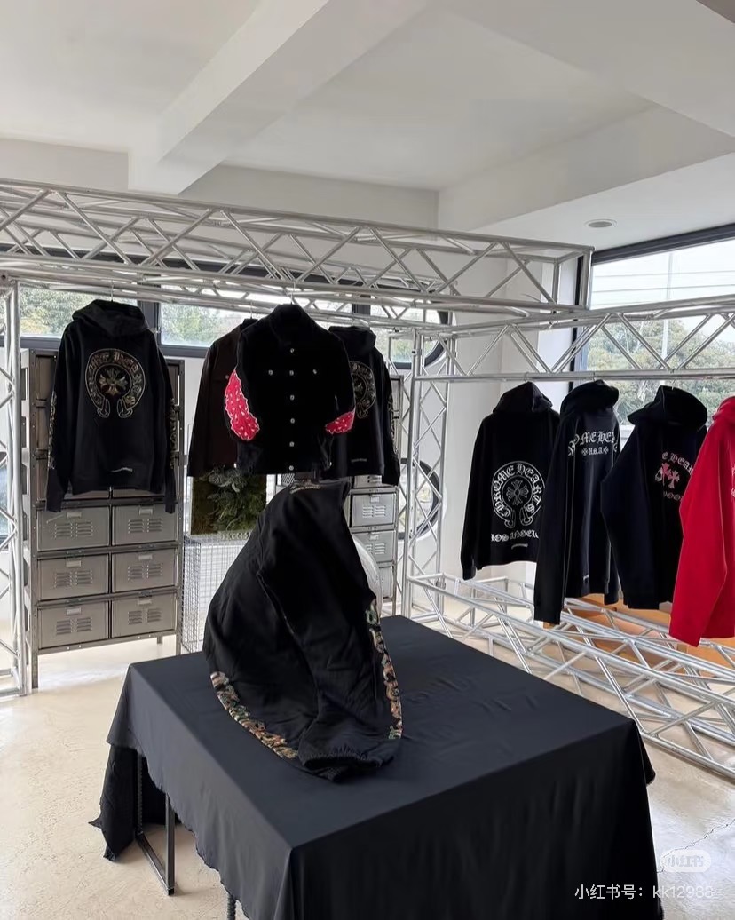 Chrome Hearts Double Floral Arm Vine and Flame Denim JacketIncredibly stylish on, a high-end custom pieceSizes: S-XXL