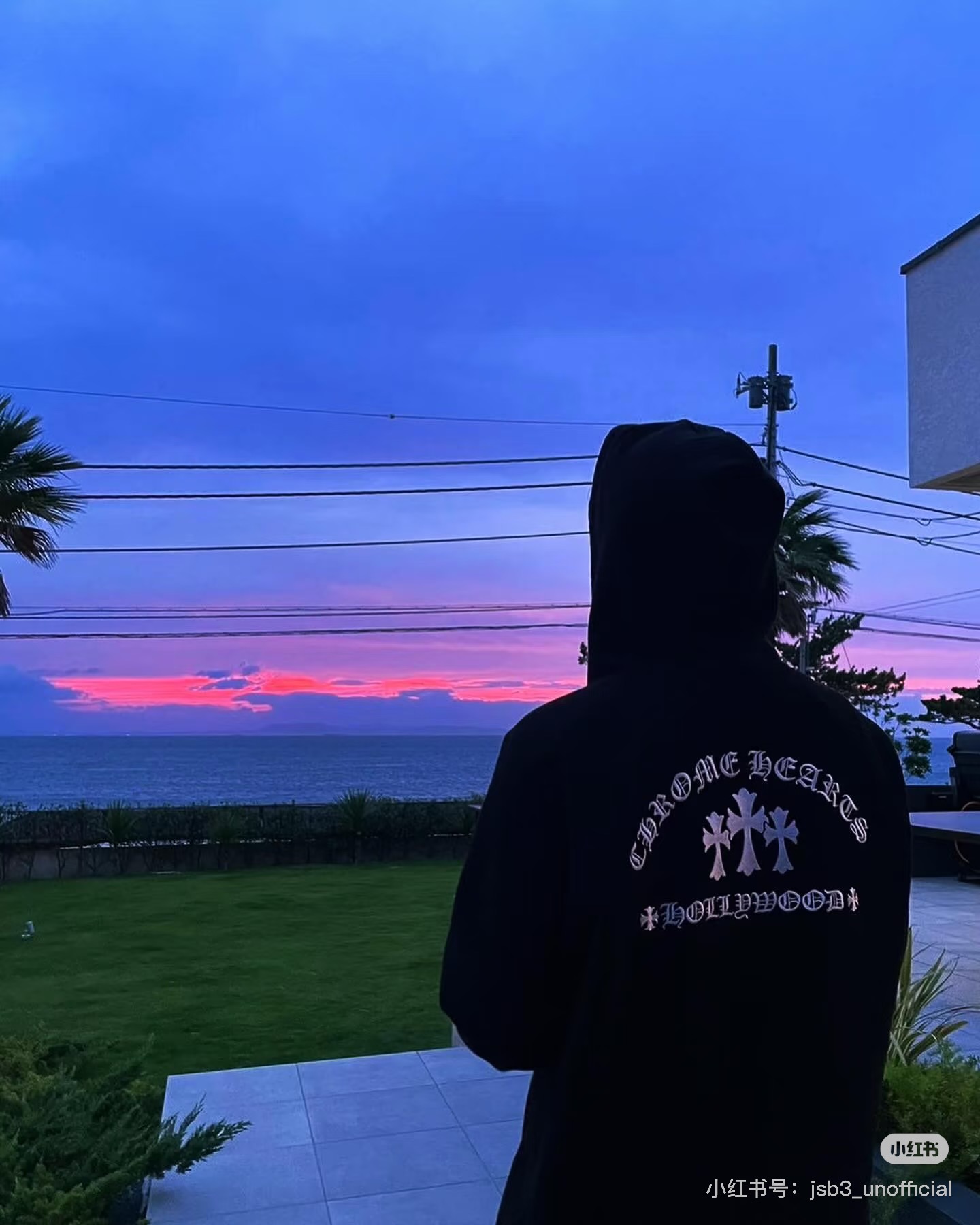 Chrome Hearts Black Zip-Up Sweatshirt with Three Cross Embroidered Letters Sizes S-XL