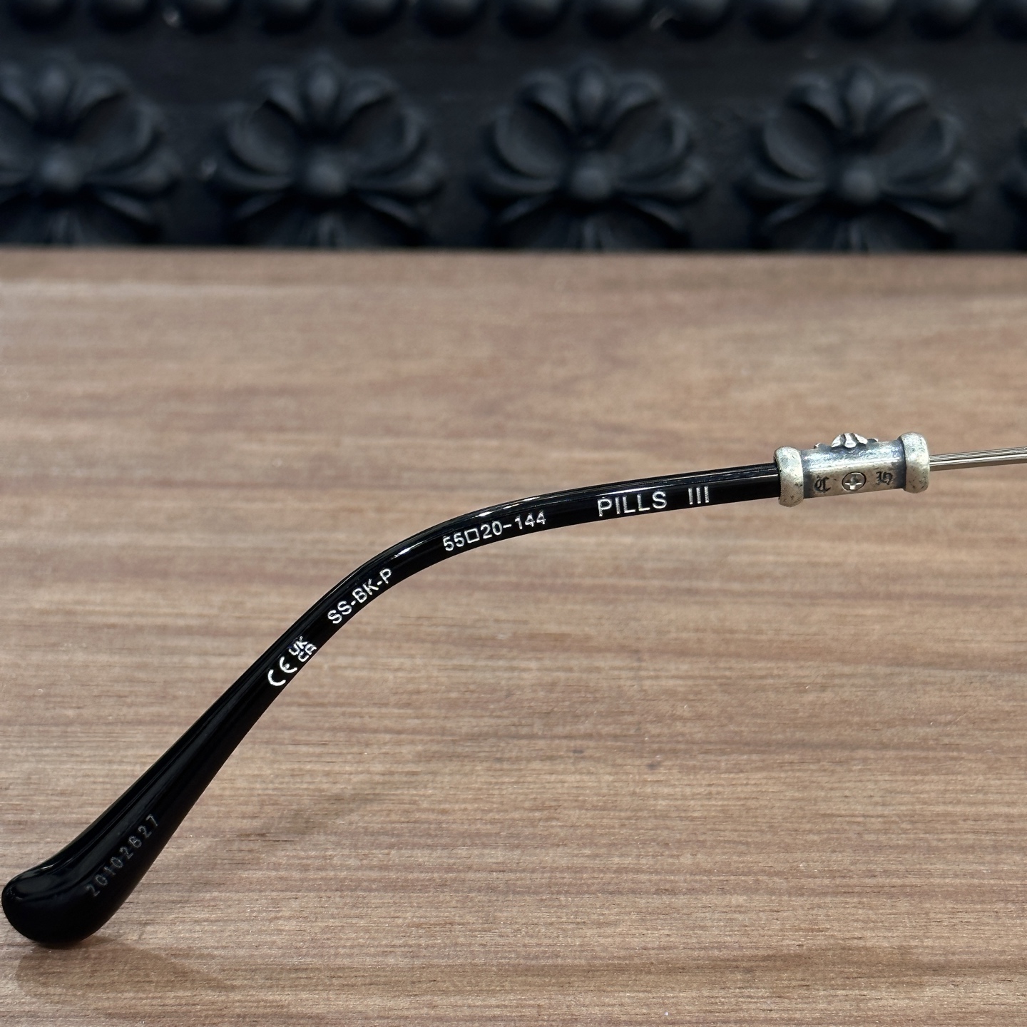 CH Sunglasses Model: Pills III Color: Black/Silver Size: 55-20-144