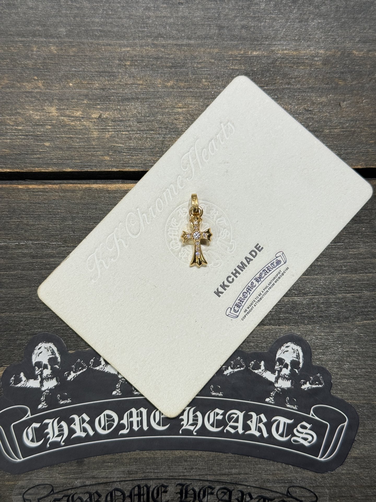 Custom-made 22k gold and diamond Babyfat bag – a must-have for every customer, a great entry-level item!