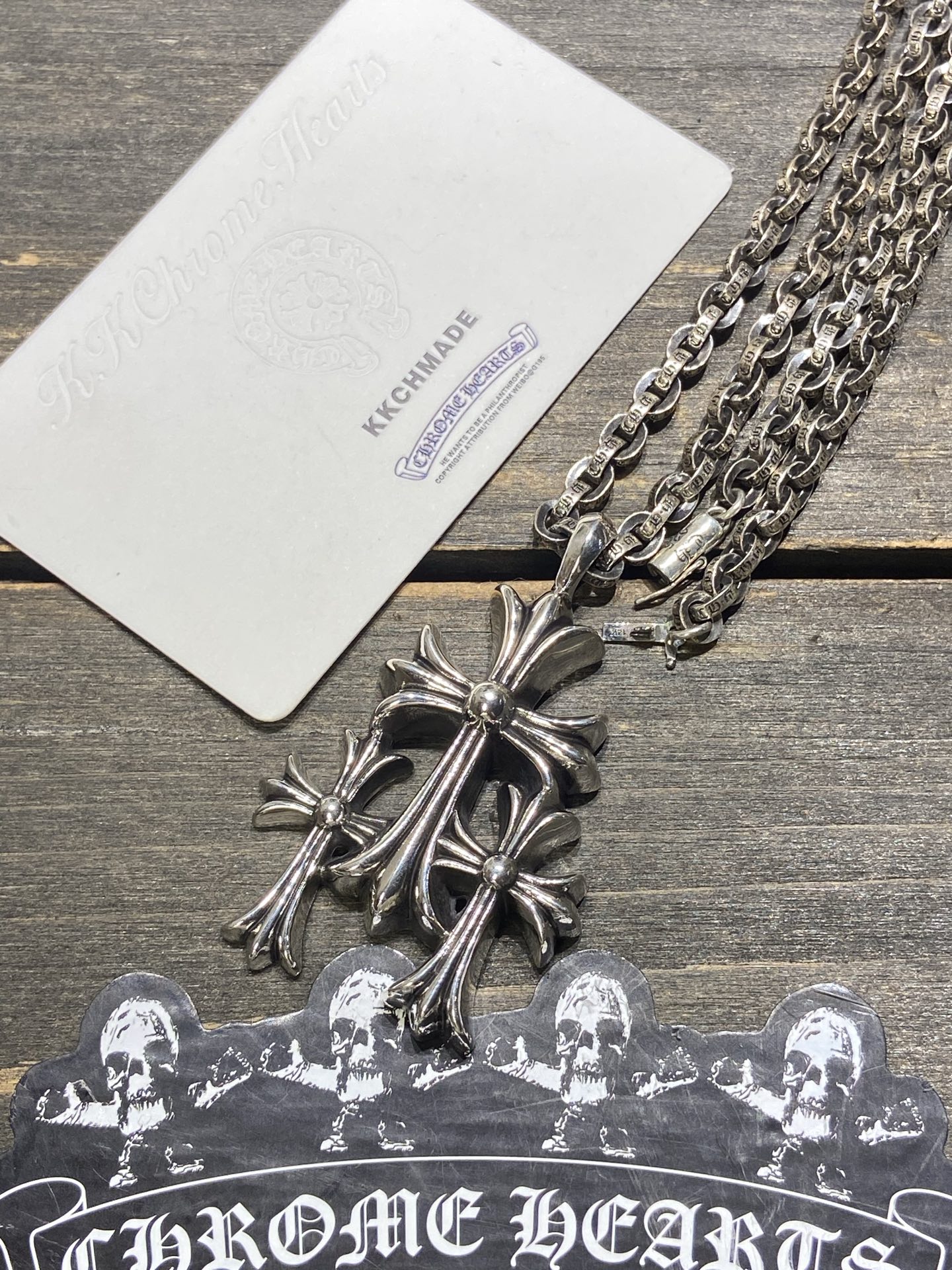 Hot-selling heavyweight 30-cross + Pp letter chain