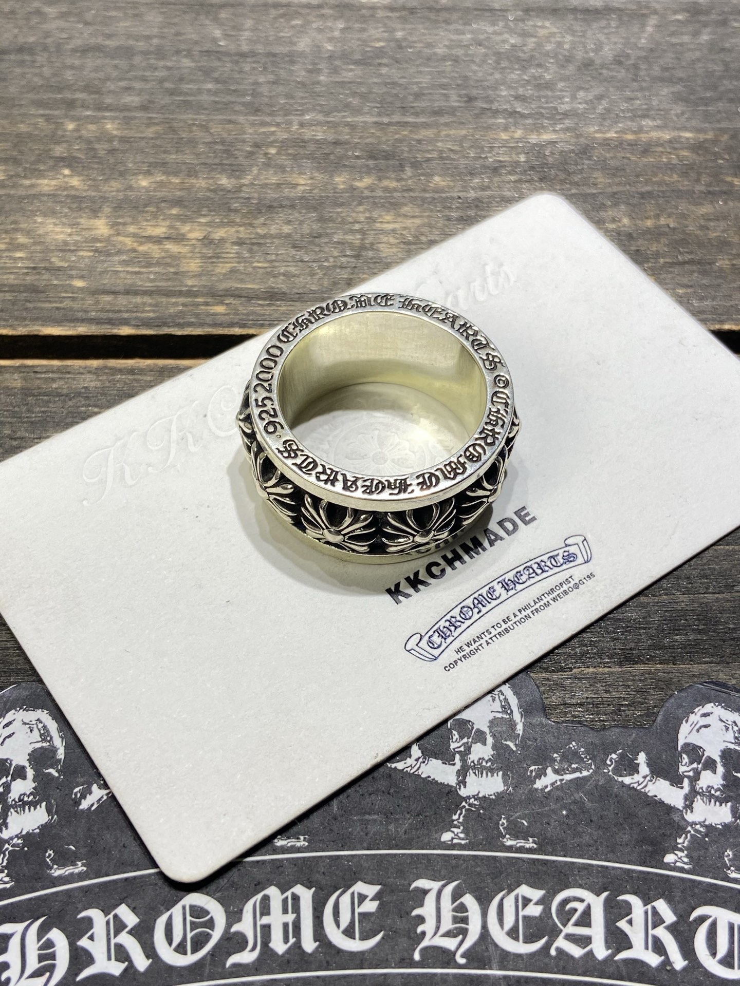 Custom-made for clients: VVS full diamond setting with rotating cross pattern 💎