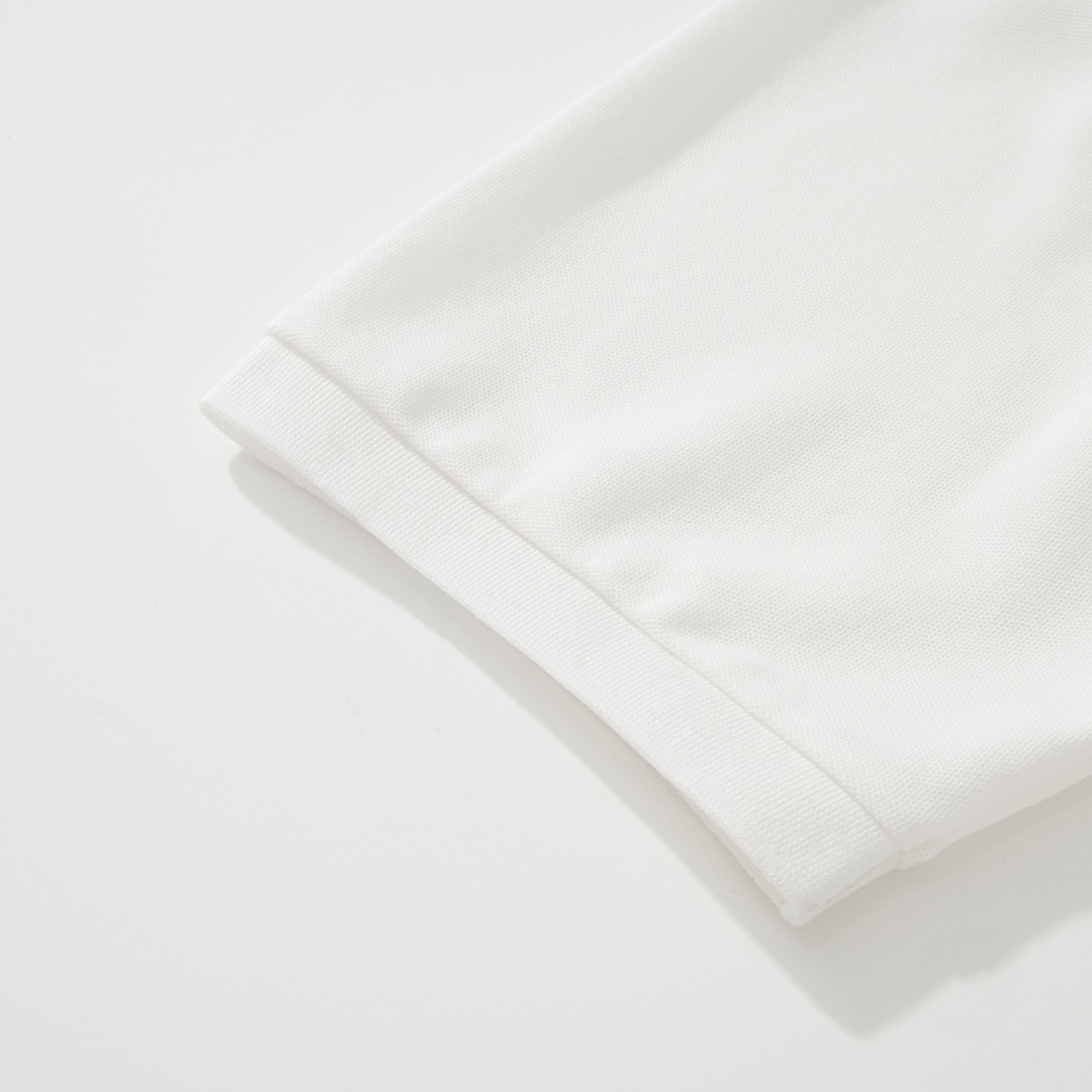 CH Chrome Hearts Exclusive Polo Shirt in Patchwork LeatherThe fabric is made of pique satin, incredibly smooth and comfortable against the skin with a cool feel. It features three top-grain cowhide cross panels on the front and back, and the neck la