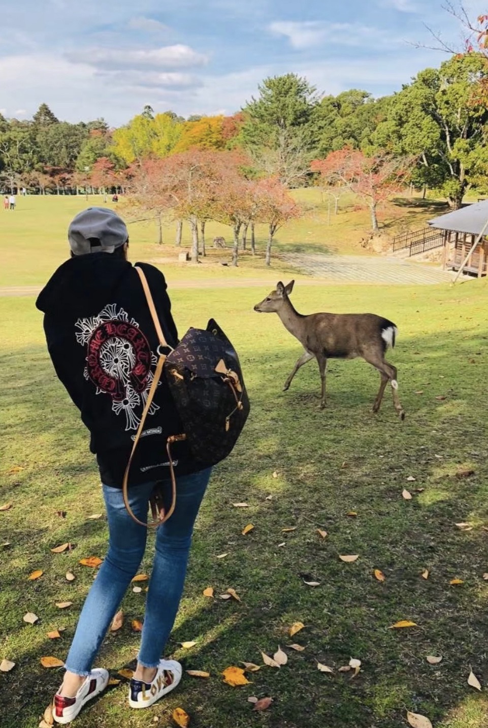 Chrome Hearts Red Horseshoe Phantom Cross Print Zip-Up Sweatshirt JacketSize: S M L XL