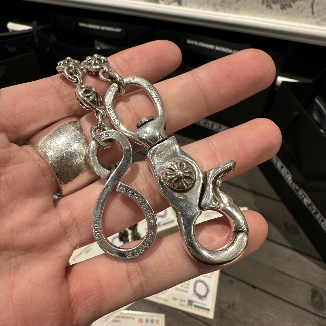 Customer Order, Actual Shipment Photos26 Balls Cross-Pattern Chain for Pants and Bags