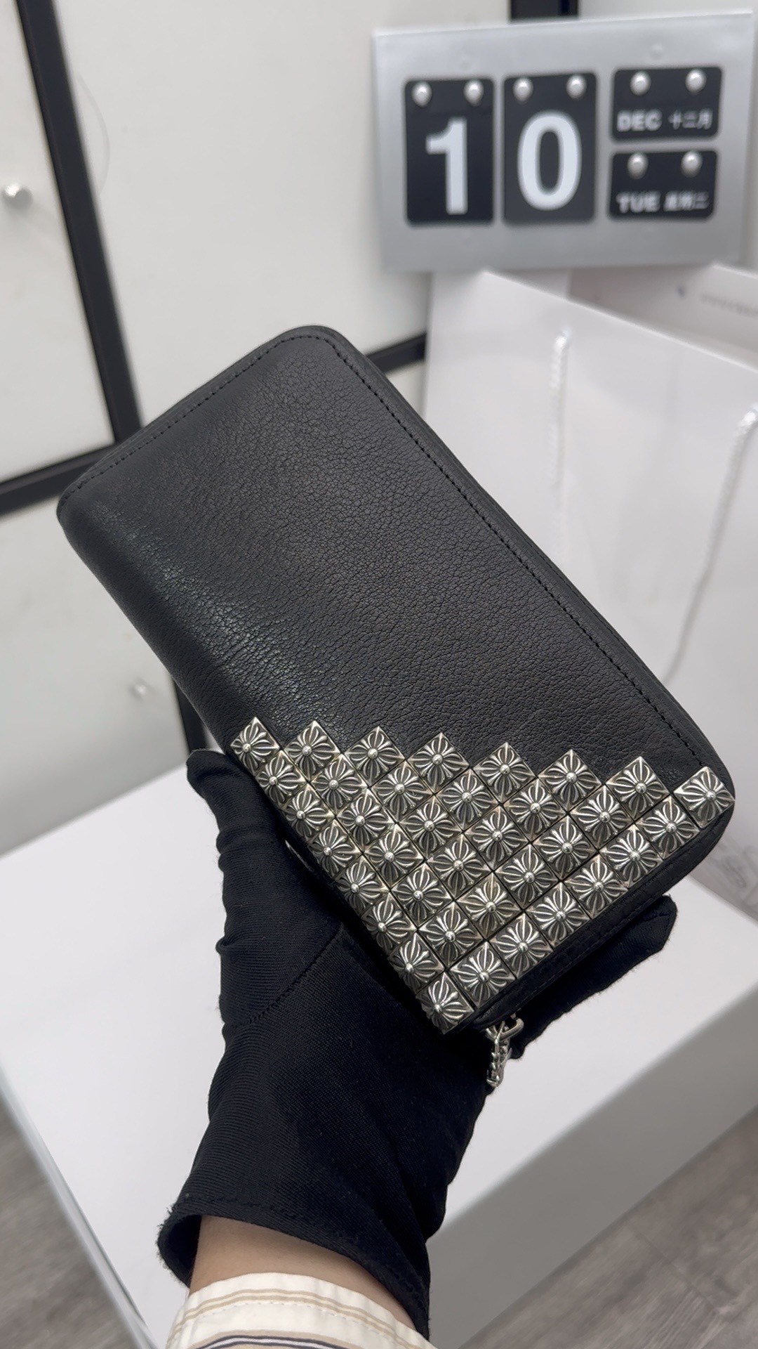 Customer-ordered real photos📸Full cross-shaped clasp clutch wallet