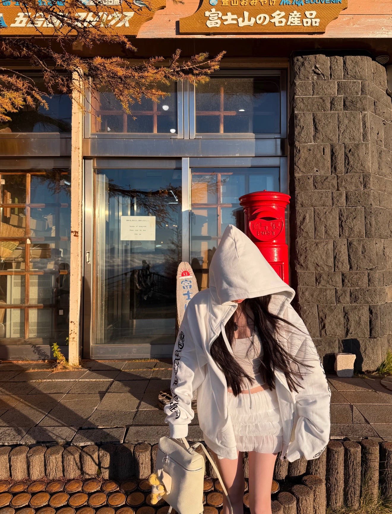 Chrome Hearts White Zip-Up Jacket with Sanskrit LogoSize: S M L XL