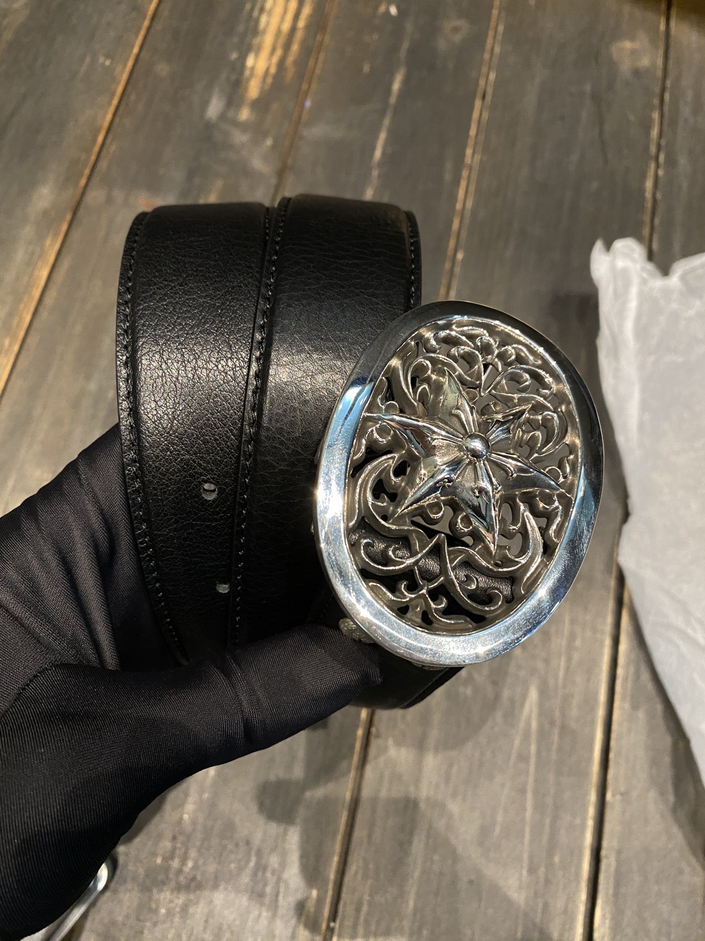 Customer order 🔝 Medium six-pointed star buckleCan be paired with cowhide or crocodile leather belts