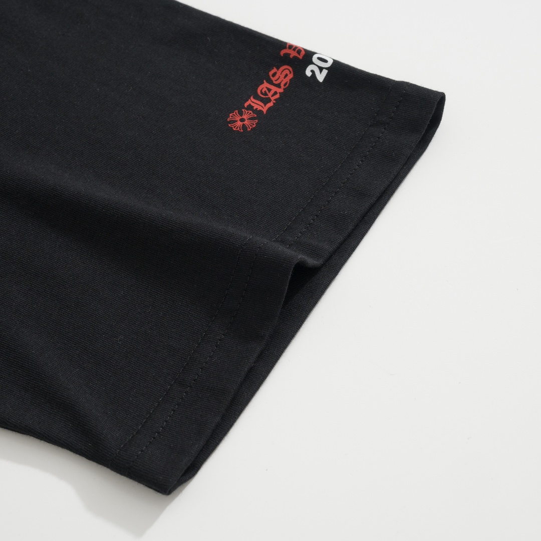 CH Chrome Hearts Las Vegas Limited Edition Rolling Stones T-ShirtMaterial: 200g 21S fine cotton plain weave. Printing involves nearly ten film prints, all using imported materials and produced on an oval machine to ensure stability. Custom silver la