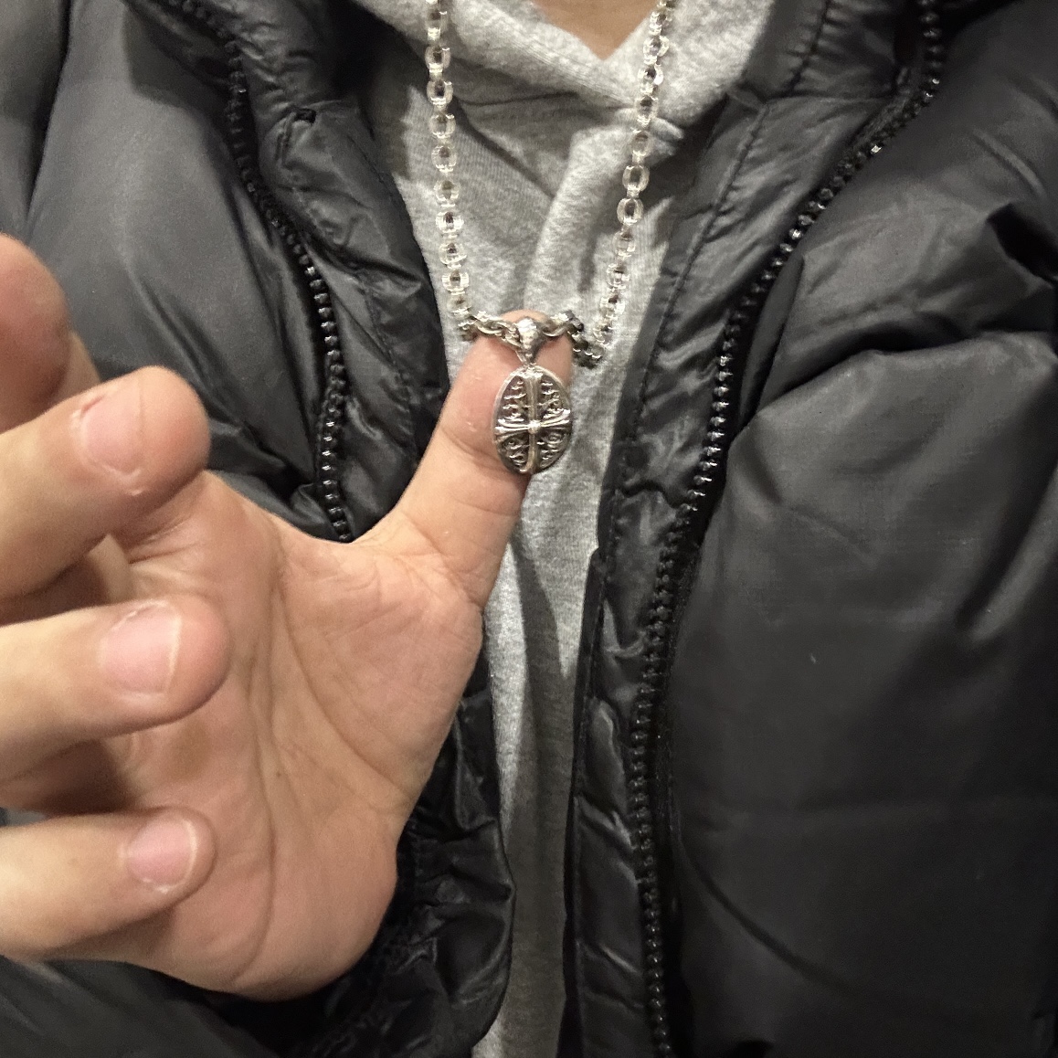 Customer order 📸 Tiny Cross cross-shaped binding chain