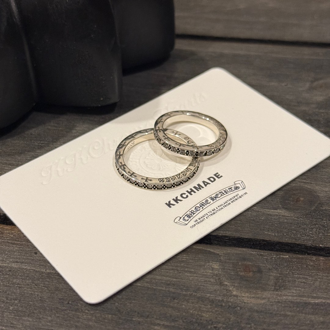 Couples ordering 3mm full diamond Forever band rings