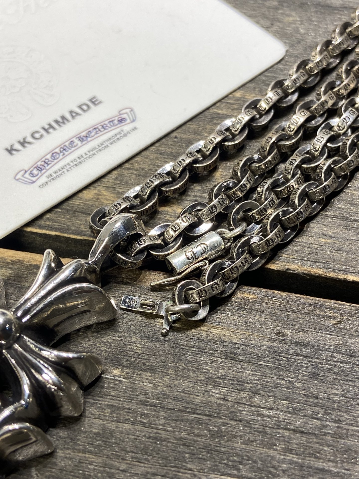 Hot-selling heavyweight 30-cross + Pp letter chain