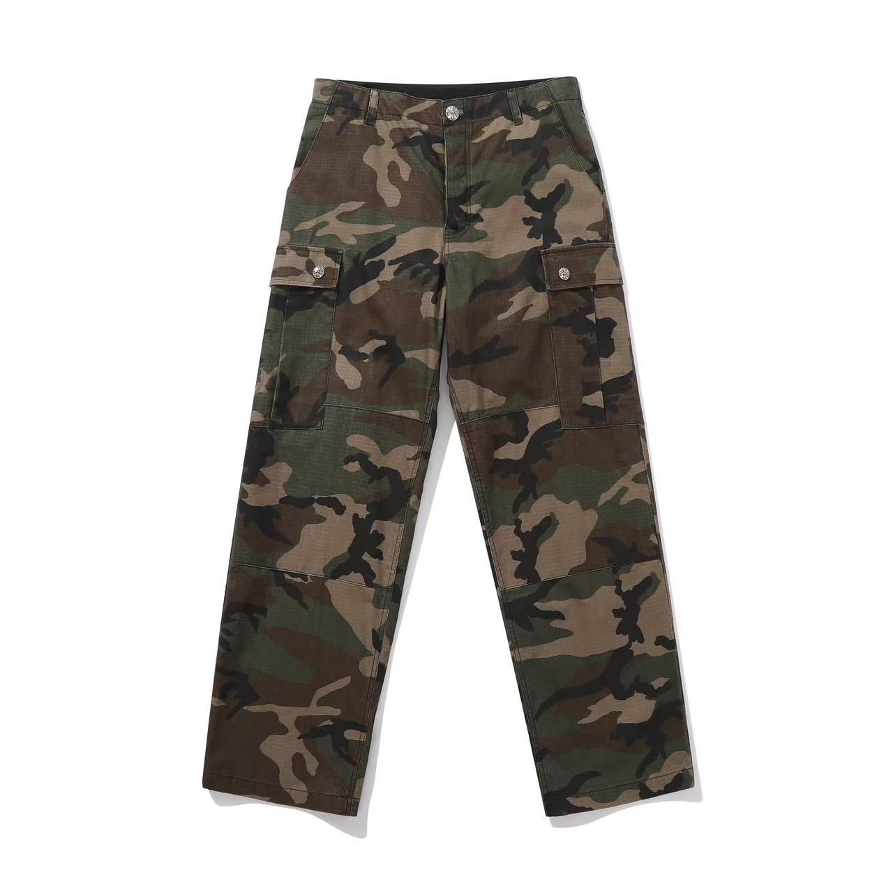 CH Chrome Hearts Cargo Camouflage PantsFurniture: Custom-woven and dyed 100% cotton checkered fabric. Checkered size matches YB (original label). ⚠️Not a common market product. YB 1:1 custom-made silver buckle. ⚠️Not a common market product. Custom