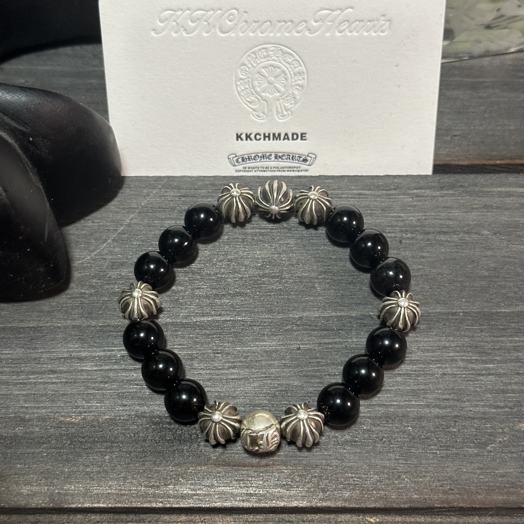 Hot Selling Obsidian 8-Bead Bracelet