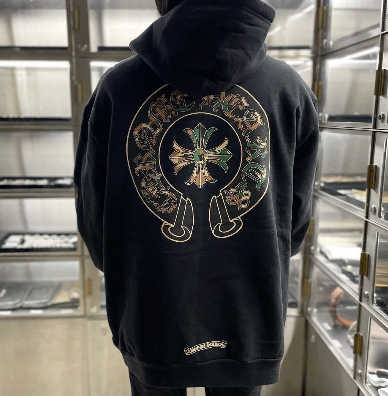 Chrome Hearts Camouflage Horseshoe HoodieSize: S M L XL