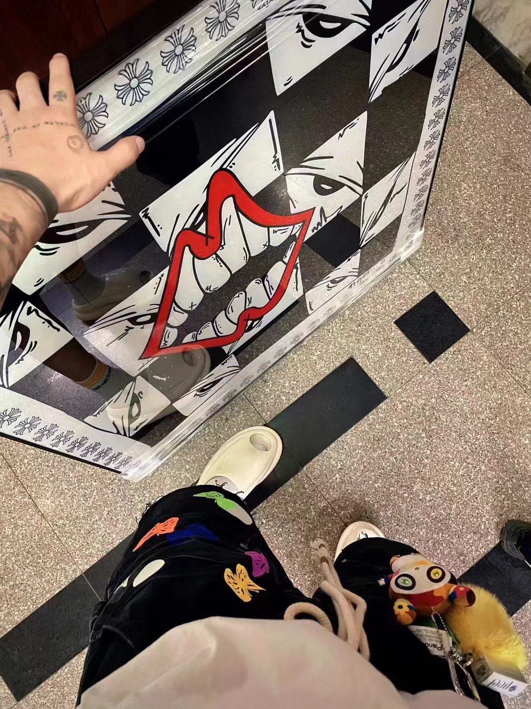 Exclusive Matty Boy collaboration scarf available online.