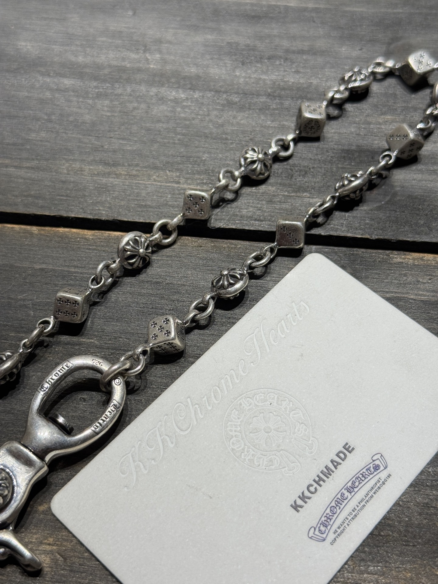 Double-headed lobster buckle, God of Gamblers dice trouser chain, limited stock available.