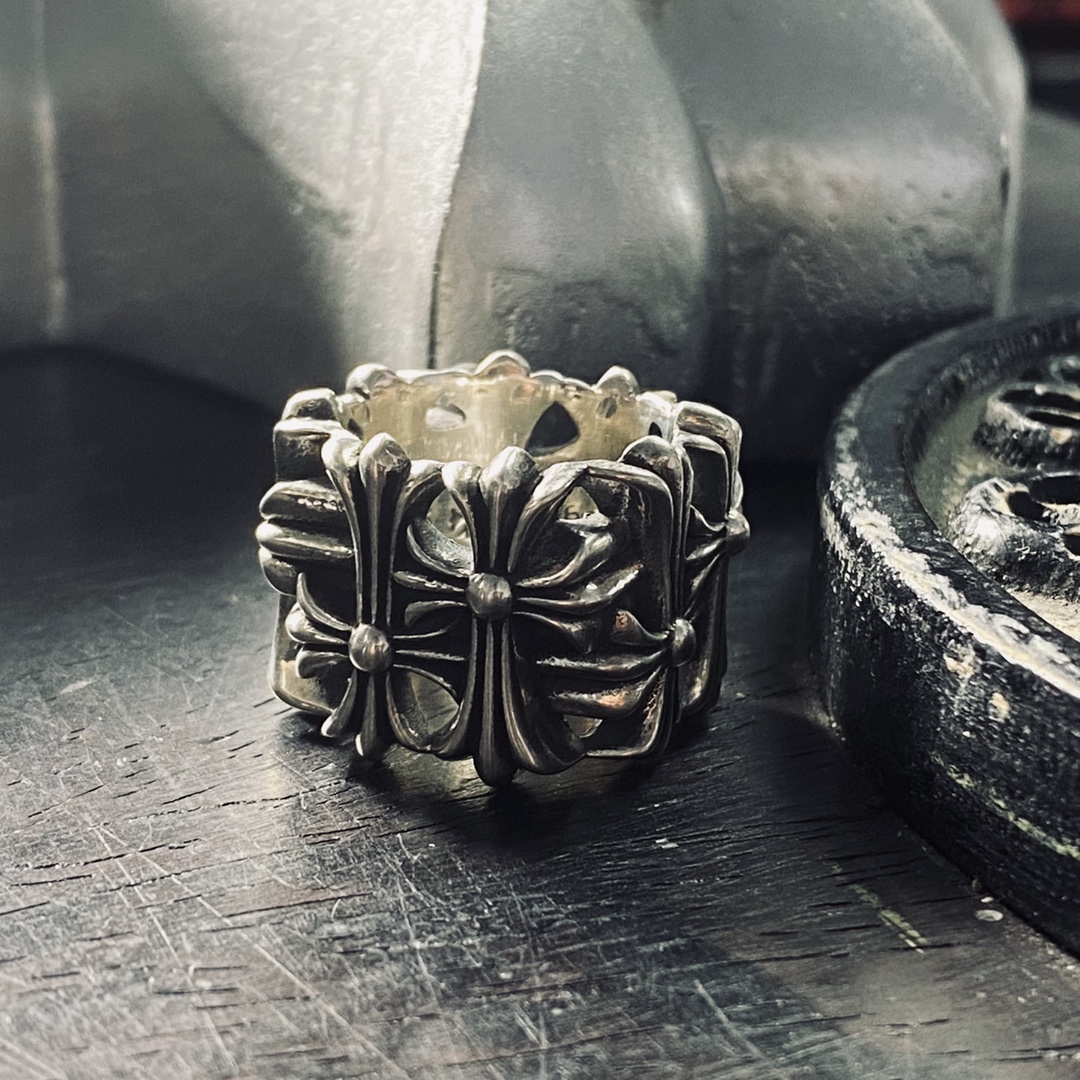KkChrome Hearts Authentic Tomb Ring