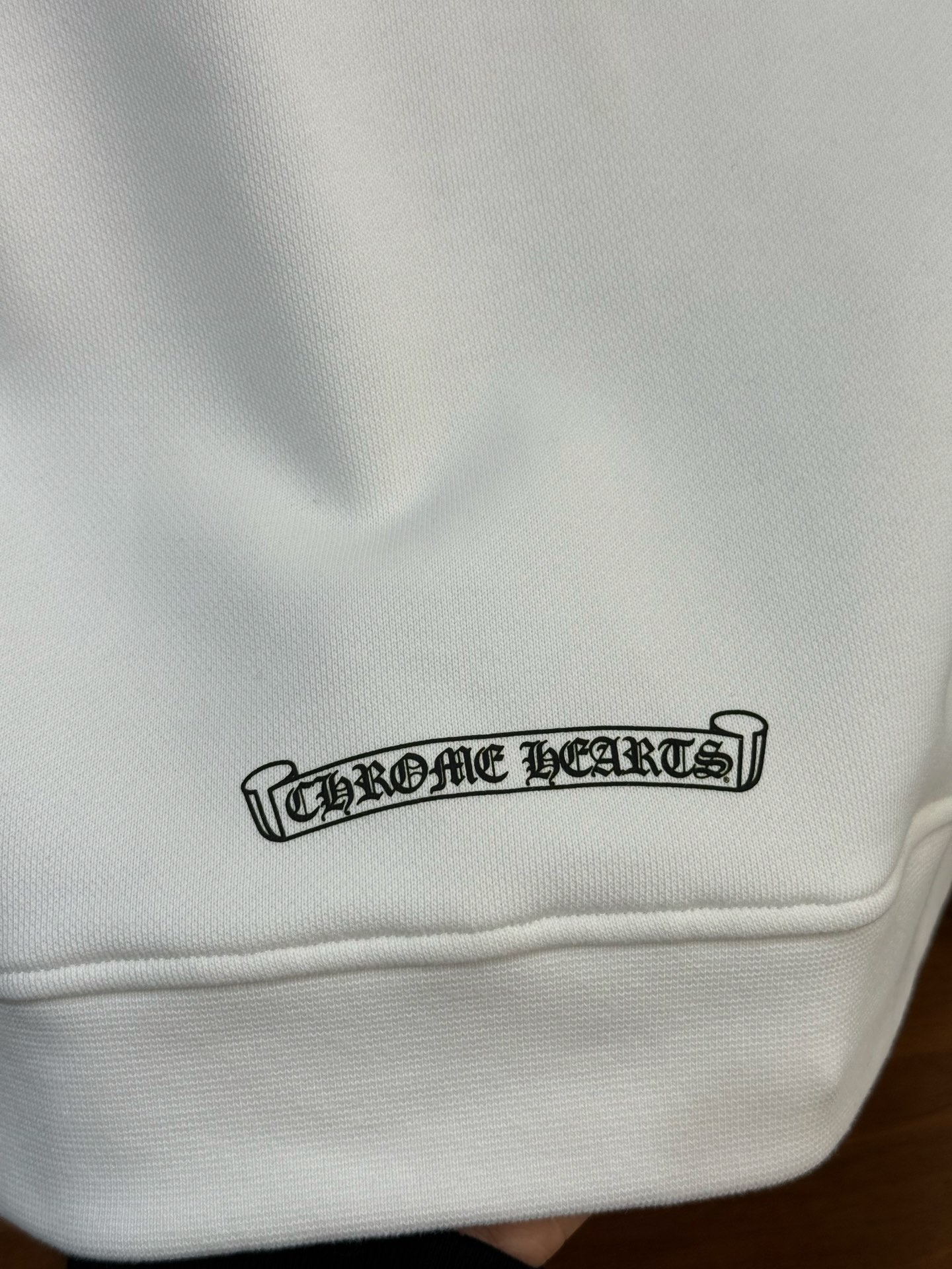 Chrome Hearts White Zip-Up Jacket with Sanskrit LogoSize: S M L XL