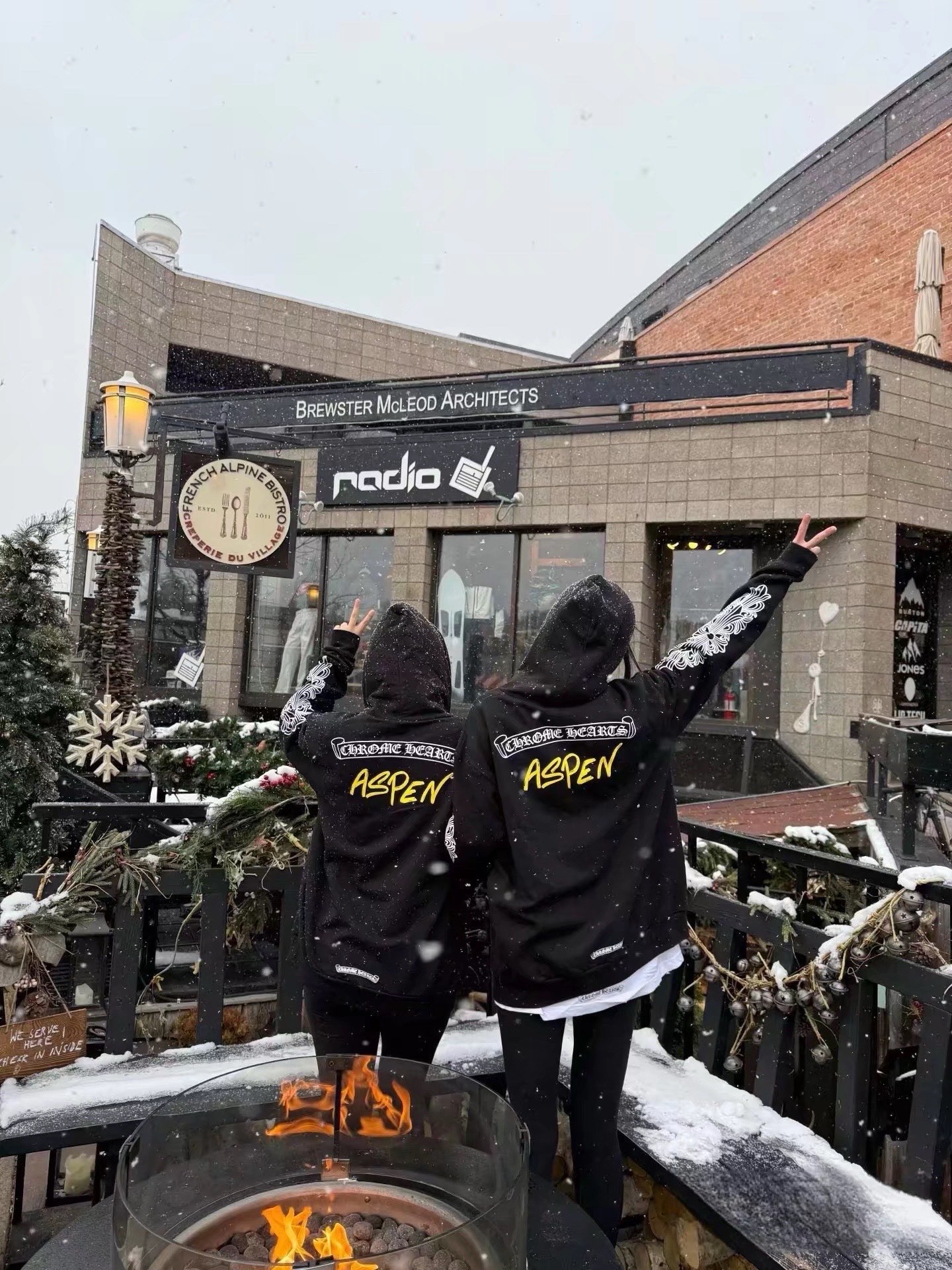 Chrome Hearts Aspen Limited Edition Graffiti Scroll Floral Sleeve Zipper HoodieSize: S M L XL