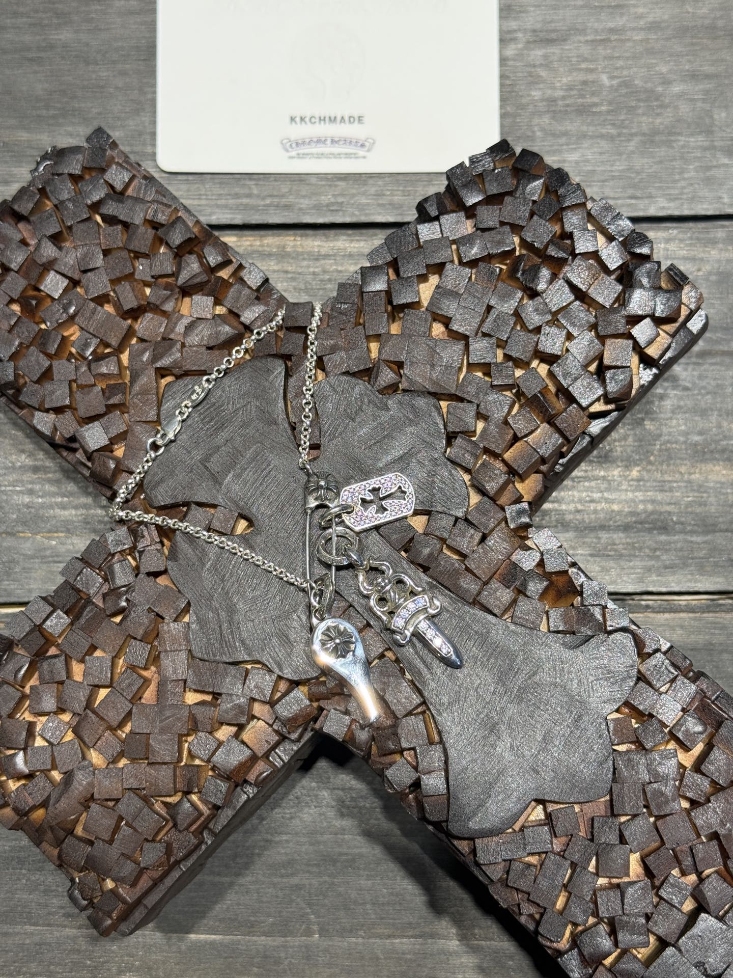 Customer Order 🔝 Full Rhinestone Brooch Set 💎 Cross Whistle + Full Rhinestone Sword + Full Rhinestone Dog Tag