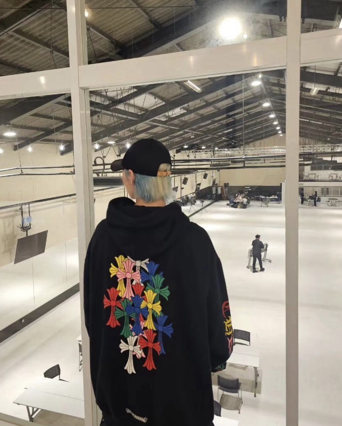 Chrome Hearts Colorful Cross Black Zip-Up JacketSize: S M L XL