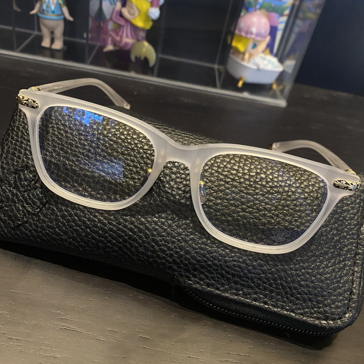 Chrome Hearts Cross EyeglassesSize: Lens width 53mm, Temple width 150mm, Total width 148mm