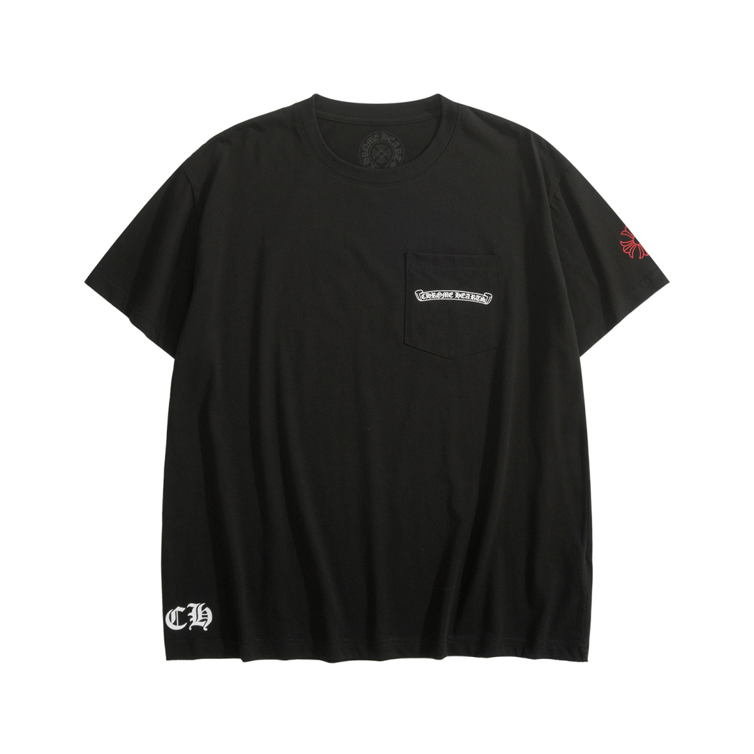 CH Chrome Hearts USA Exclusive T-ShirtThis item is made from 26-thread, 200g 100% cotton fabric, soft and breathable for ultimate comfort. The plastisol hand-printing process ensures vibrant, long-lasting colors and clear definition, showcasing uni