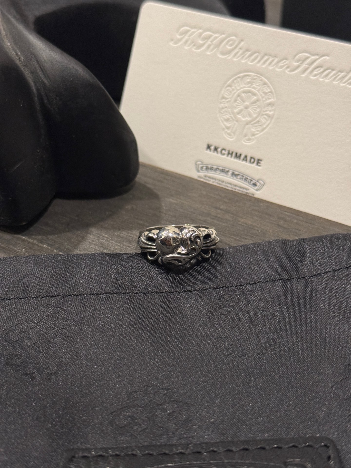 Customer order 🔝 Peach Heart Vine Ring