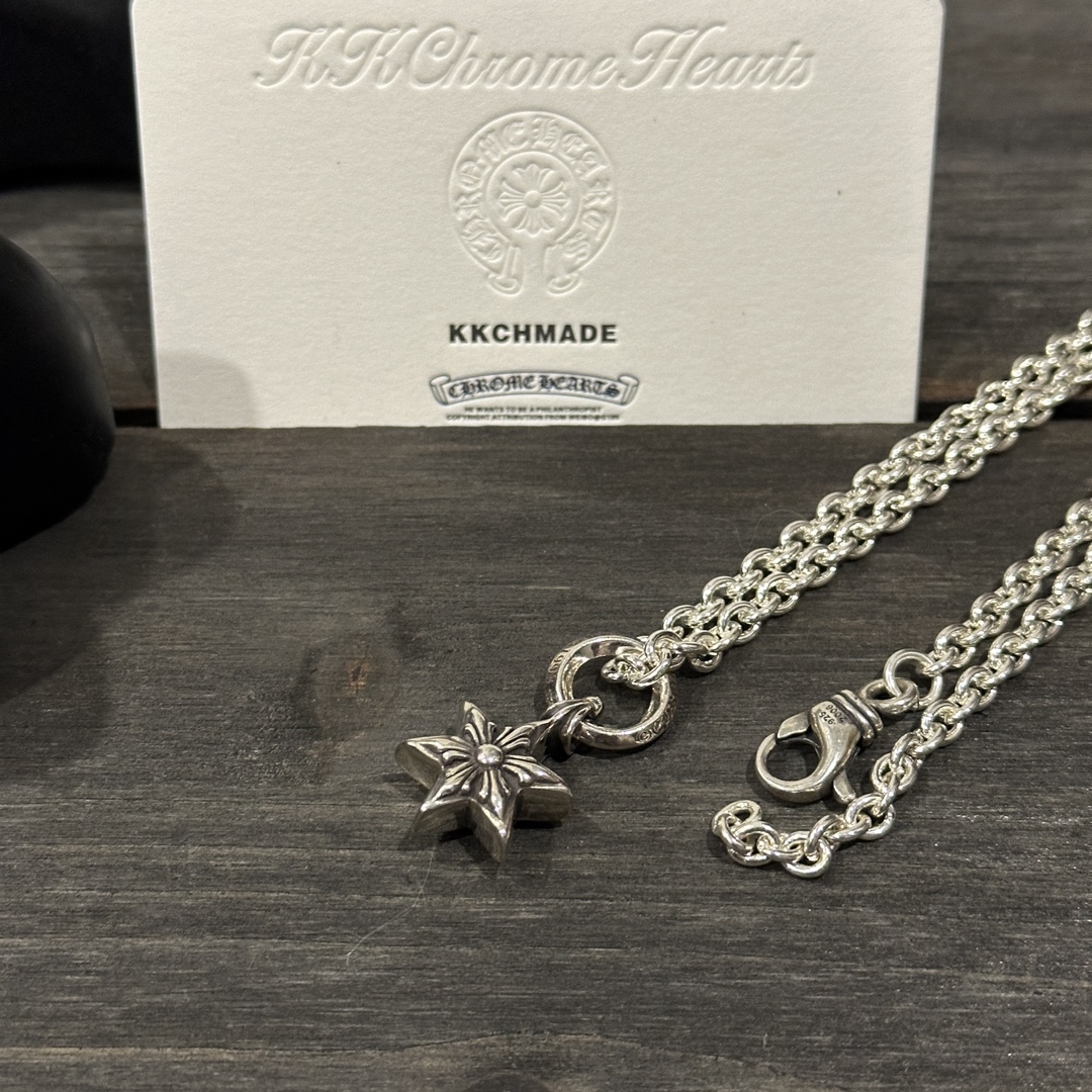 Customer order: Six-pointed star pendant + lobster chain