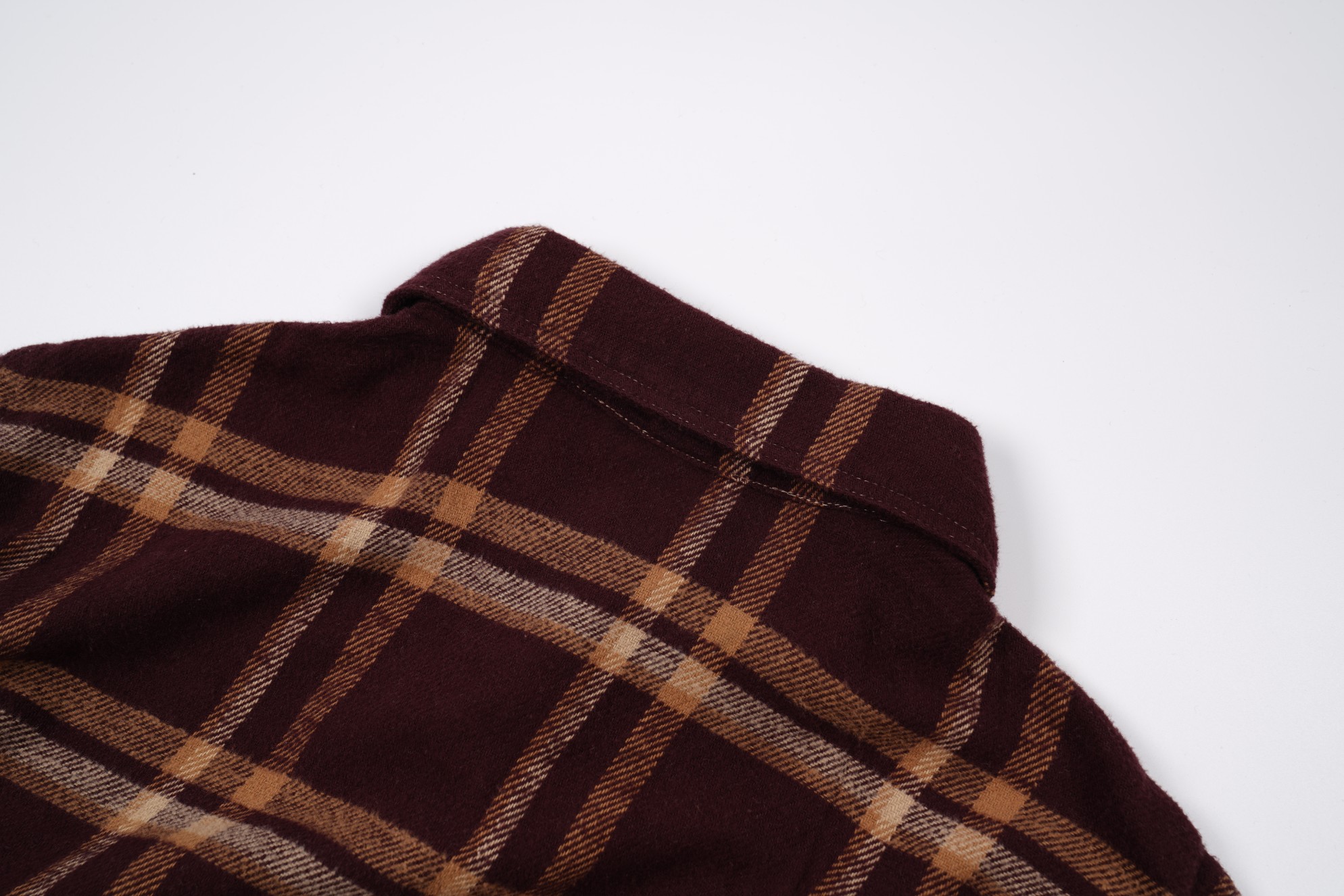 CH Chrome Hearts 22ss Flannel Plaid Shirt Jacket. 100% cotton plaid exclusive custom-woven fabric. Custom fabric production has a long lead time; minimum order is 1000 meters! Brushed feel, requires special washing treatment later (not market fabric)