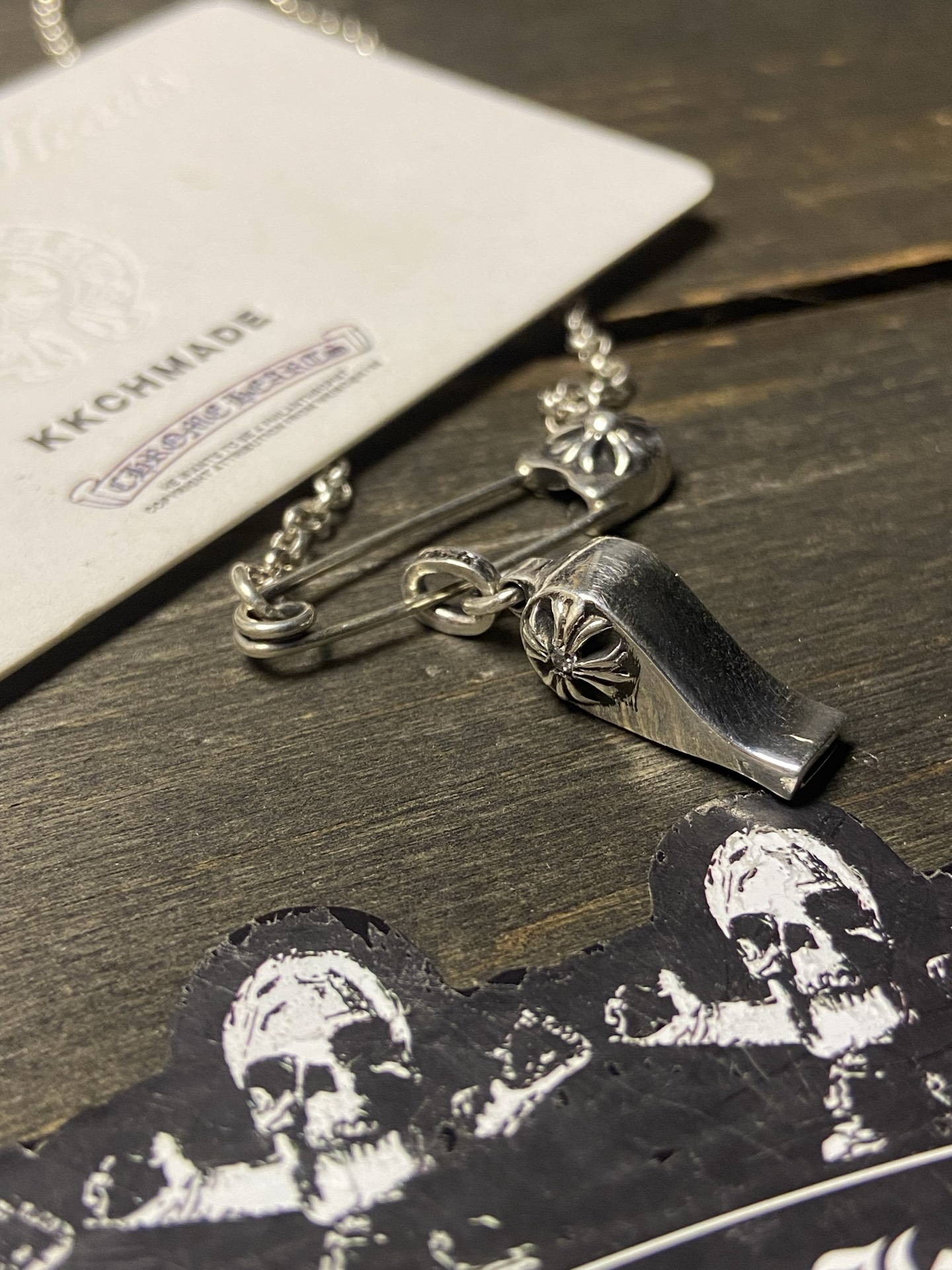 Customer-ordered diamond-encrusted small whistle