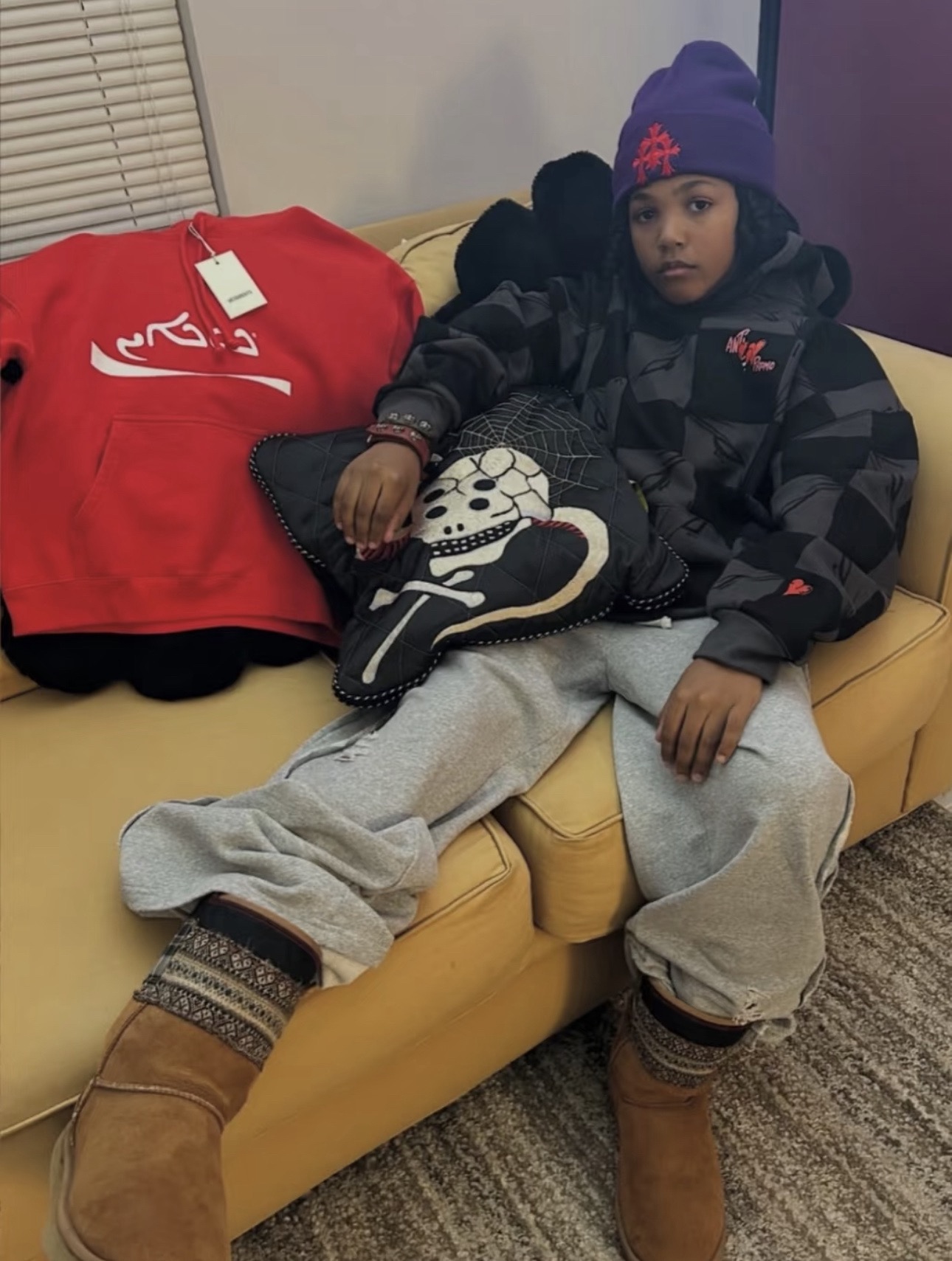 ChromeHeaers Matty Boy New York Limited Edition Checkerboard Graffiti HatSize: S/M/L