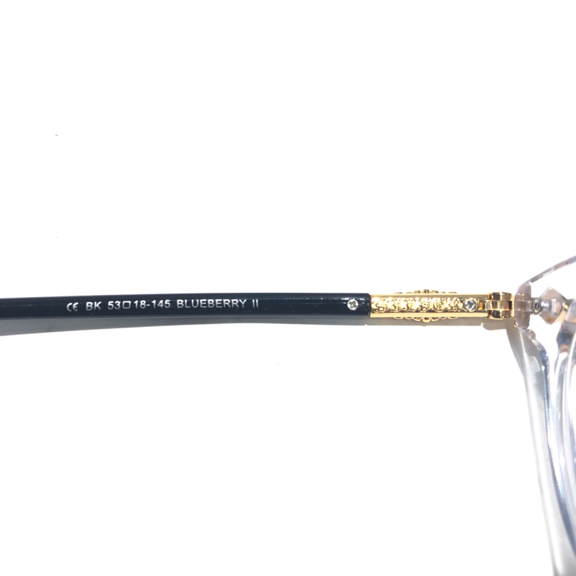 KKChromeHearts Black/Clear Bestselling GlassesLens Width 53mm, Bridge 18mm, Height 50mm, Total Width 145mm, Temple Width 145mm