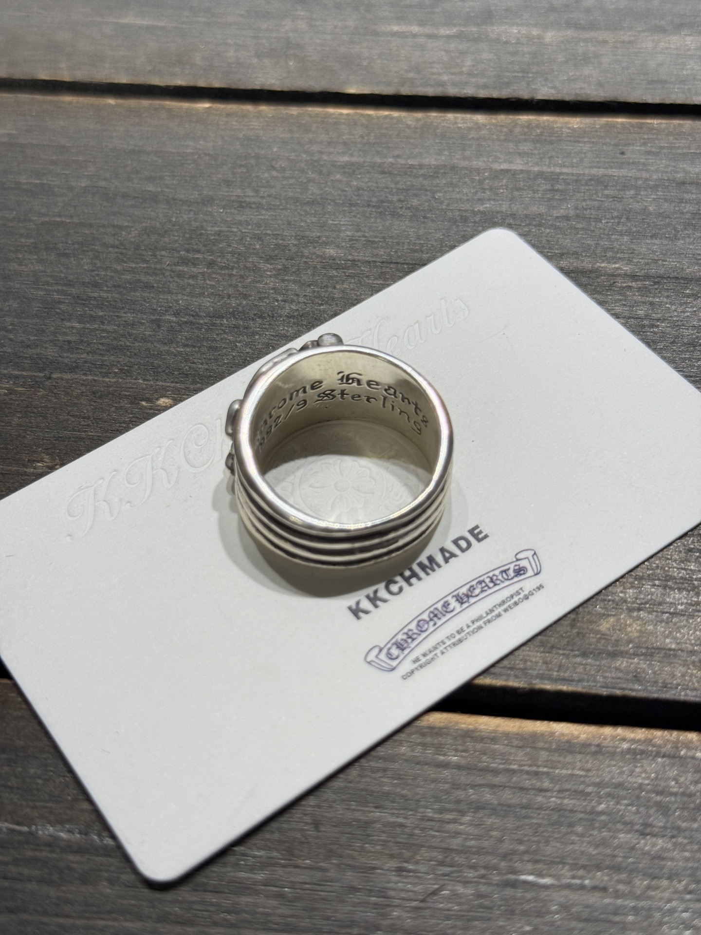 Custom-made purple diamond-encrusted sword and dagger ring for our client. Top-tier setting craftsmanship and perfect engraving details.