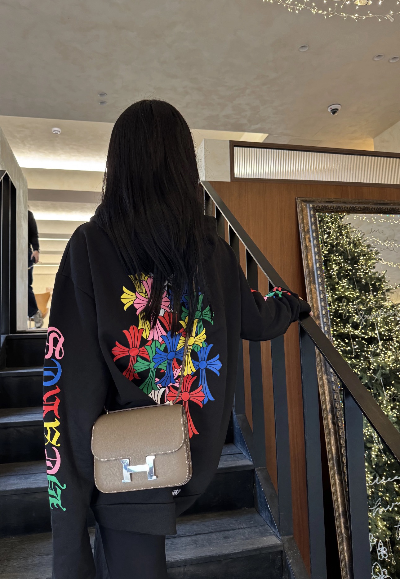 Chrome Hearts Colorful Cross Black Zip-Up JacketSize: S M L XL